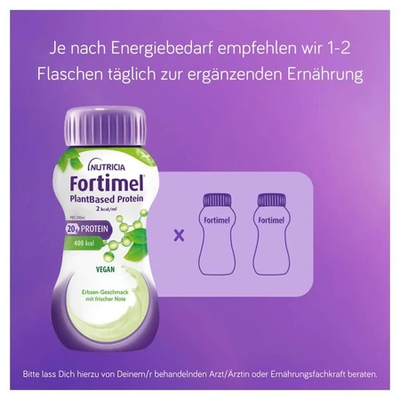 Fortimel Plantbased Protein 2 Kcal Erbse Fri.note 4X200 ml