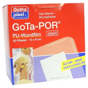 GOTA POR Pellicola per ferite in PU 10x6cm sterile 50 pz.