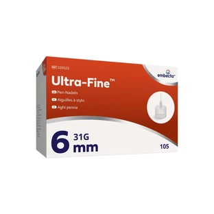 Ultra-Fine pen needles 6 mm 105 pcs
