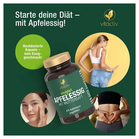 Cápsulas de vinagre de manzana 90 St