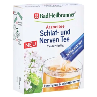 BAD Heilbrunner Slaap- en Zenuwthee kant-en-klaar 10X1,0 g