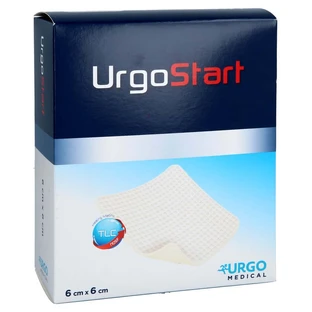 Urgostart 6x6 cm foam wondverband 10 st.