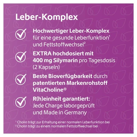 Liver complex milk thistle+artichoke+choline Kps. 120 pcs.