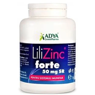 LiliZinc Forte SR 50mg x 30cpr Adya Green
