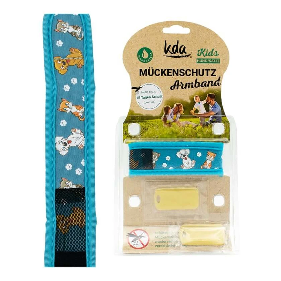Muggen afstotende armband kinderen hond/kat K 1 stuk