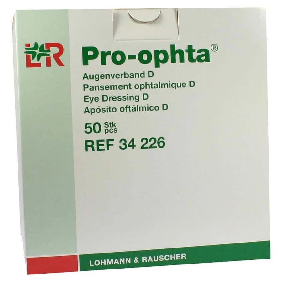 Pro-ophta Augenverband D 50 St