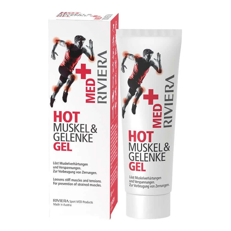 RIVIERA MED+ HOT Muscle and Joint Gel 75 ml