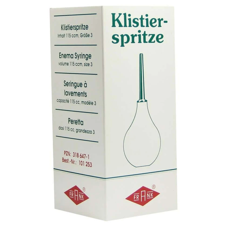 Klysma-spuit maat 3 peervormig met canule 115 g 1 st