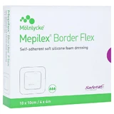 Mepilex Border Flex zelfklevend schuimverband 10x1 10 stuks.