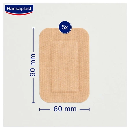 Hansaplast Flexible Wound Dressing 6x9.5 cm 5 pcs.