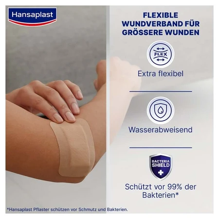 Hansaplast Flexible Wound Dressing 6x9.5 cm 5 pcs.