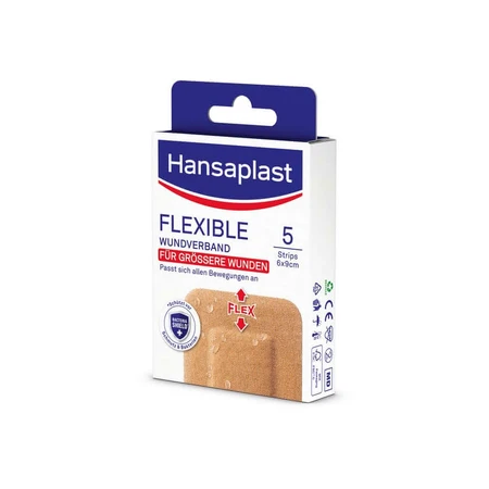 Hansaplast Flexible Wound Dressing 6x9.5 cm 5 pcs.