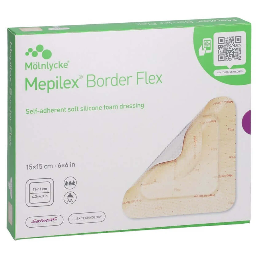 Mepilex Border Flex schuimlijm 15x15 cm 10 st.