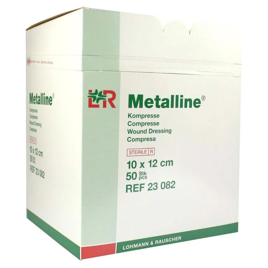 Metalline compresses 10x12 cm sterile 50 pcs.