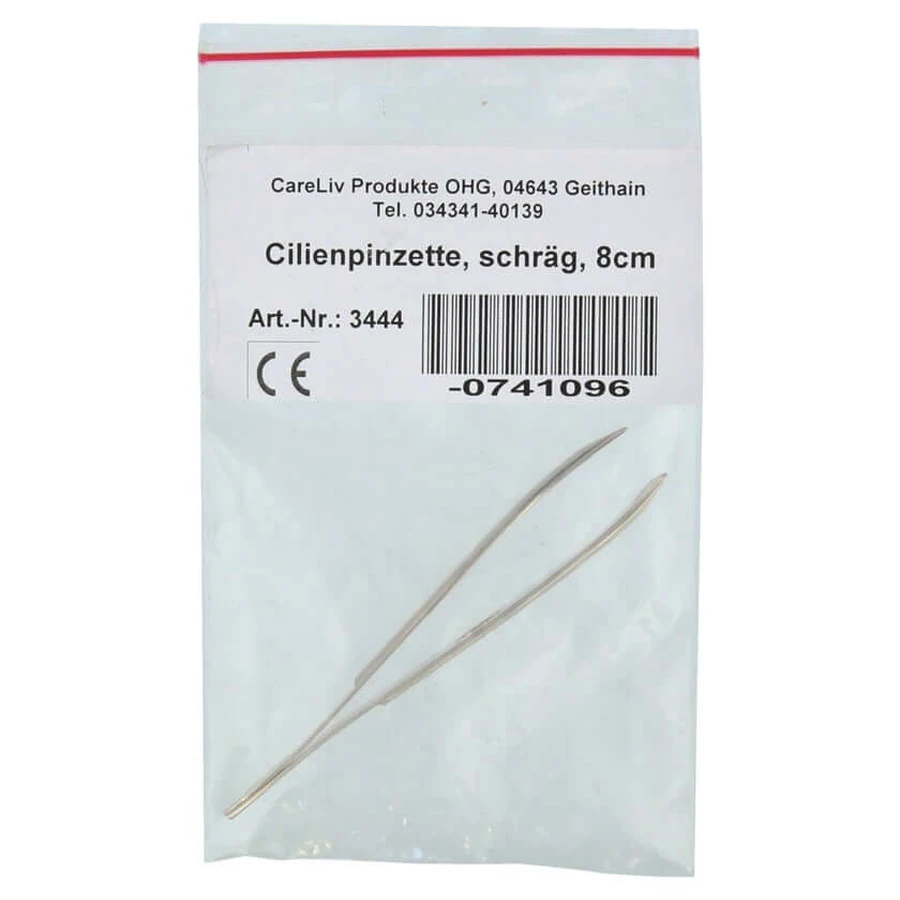 Tweezers Cilien Oblique 8 cm 1 pc