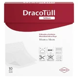 Draco tulle silicone, 10 x 10 cm silicone-coated wound contact pad 10 pcs.