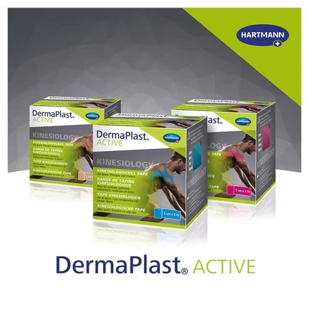 DermaPlast Active Kinesiology Tape pink 5cm x 5m 1 pc