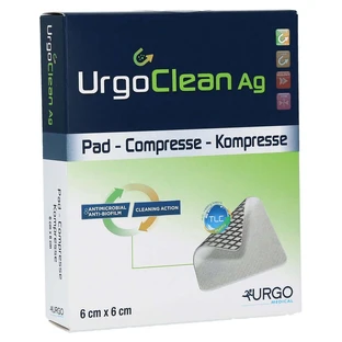Urgoclean Ag compresas 6x6 cm estériles 10 uds.