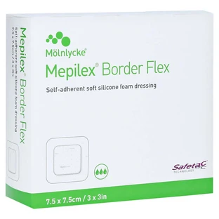 Mepilex Border Flex pansement mousse adhésif 7.5x 10 pcs.