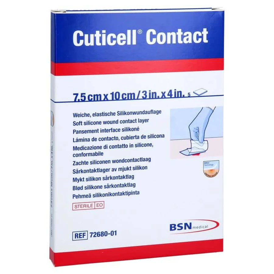 Cuticell Contact 7,5x10 Cm bandaż 5 szt.: ceny i cechy