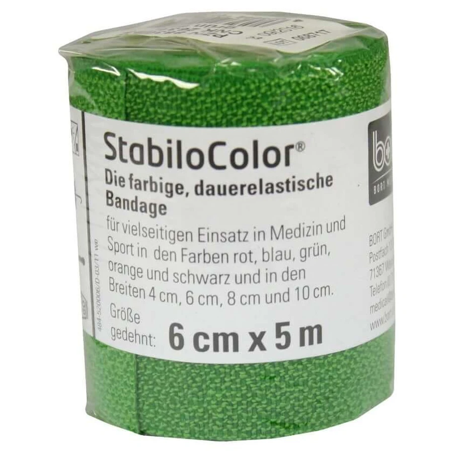 BORT Bandaj Stabilocolor 6 cm verde 1 buc