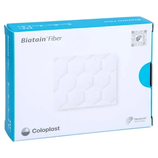 Biatain Fiber 5x6 cm fiber bandage 10 pcs
