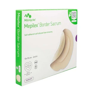 Mepilex Border Sacrum foam bandage 15x15 c 5 pcs.