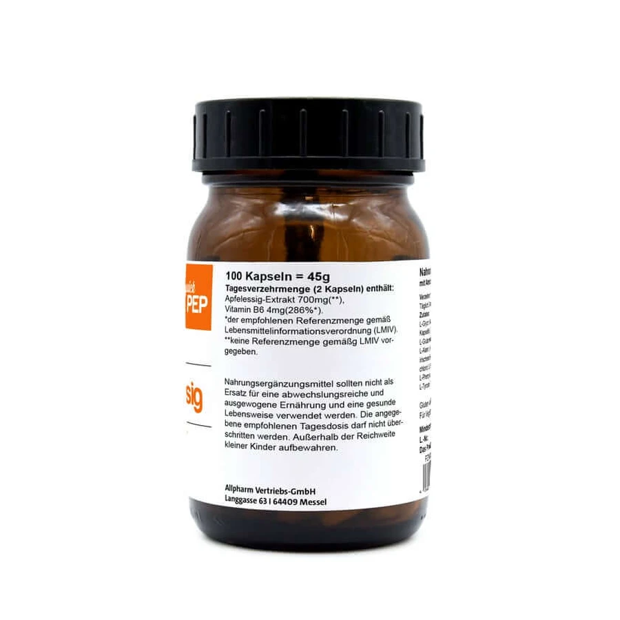 quickPEP Appelciderazijn Capsules 100 Capsules