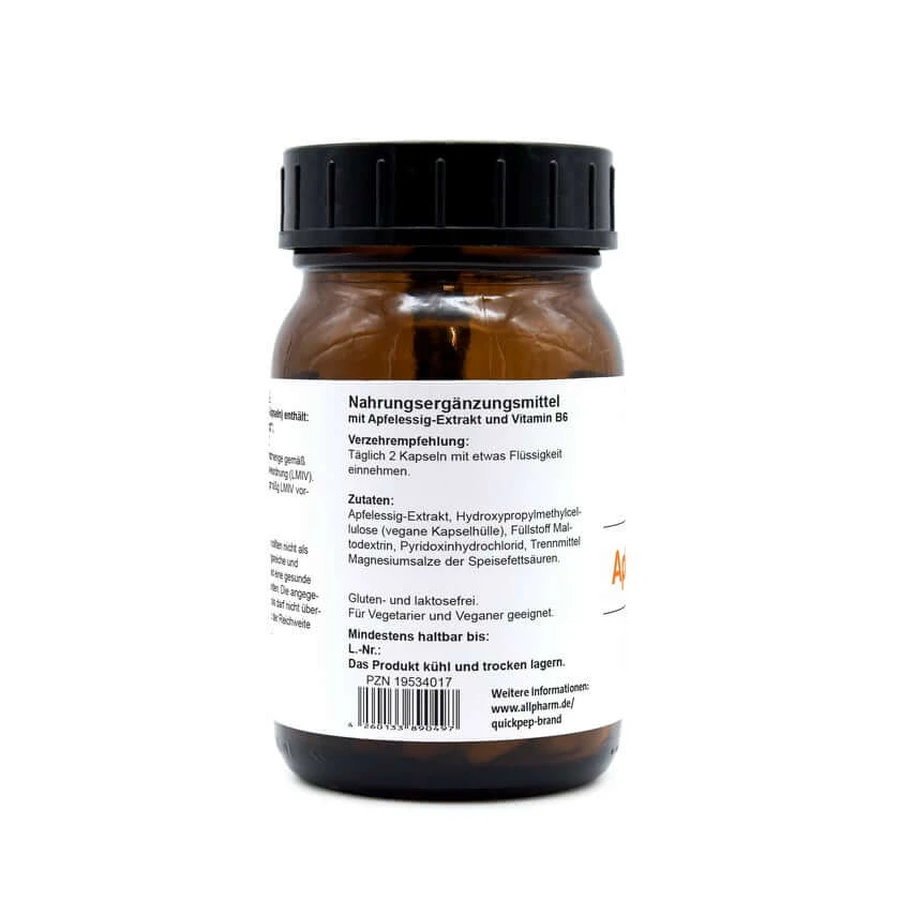 quickPEP Appelciderazijn Capsules 100 Capsules