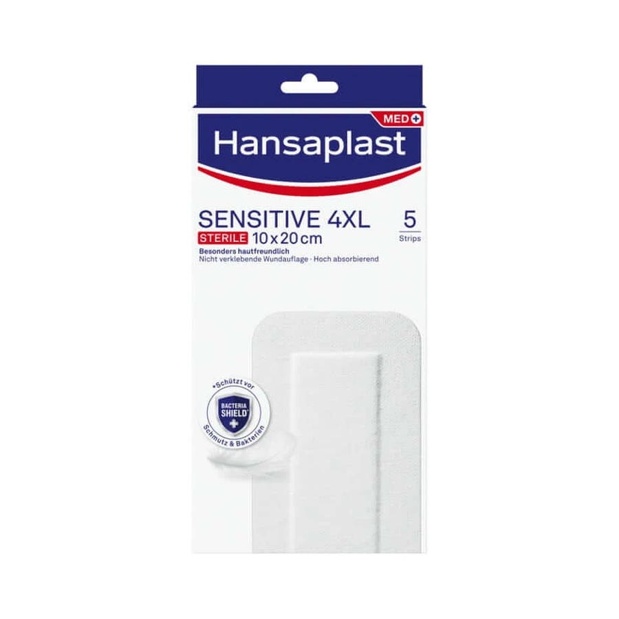 Hansaplast Sensitive 4XL 5 stuks