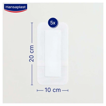 Hansaplast Sensitive 4XL 5 stuks