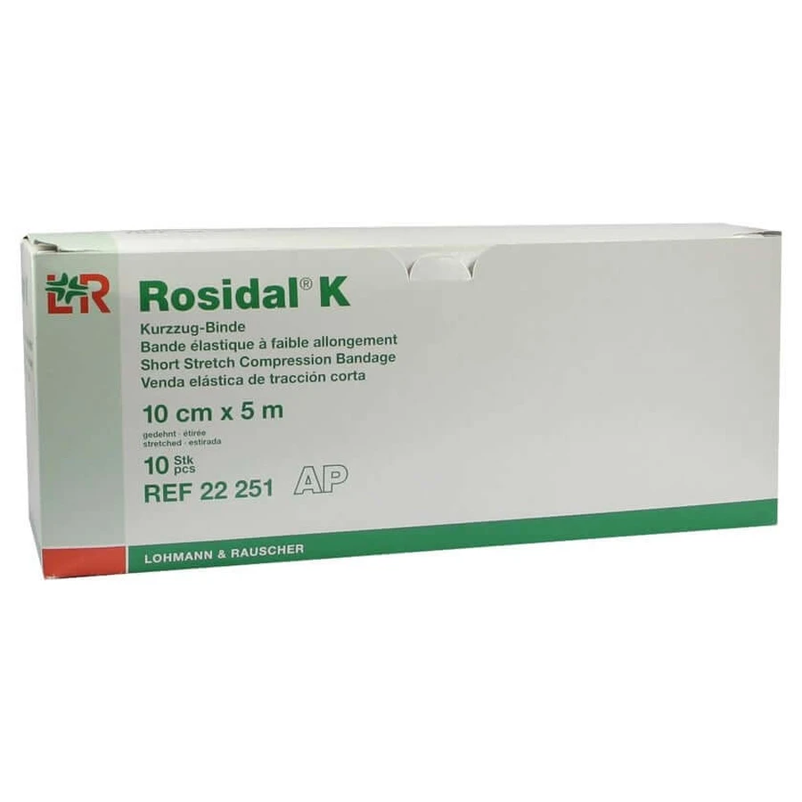 Rosidal K bandage 10 cmx5 m 10 pcs.