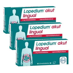 Lopedium Akut Lingual 2 Mg Schmelztab 3X10 St