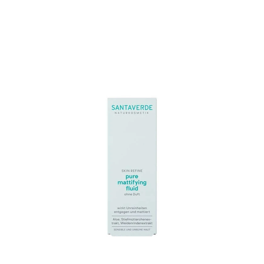 SANTAVERDE pure matterende fluid zonder parfum 30 ml