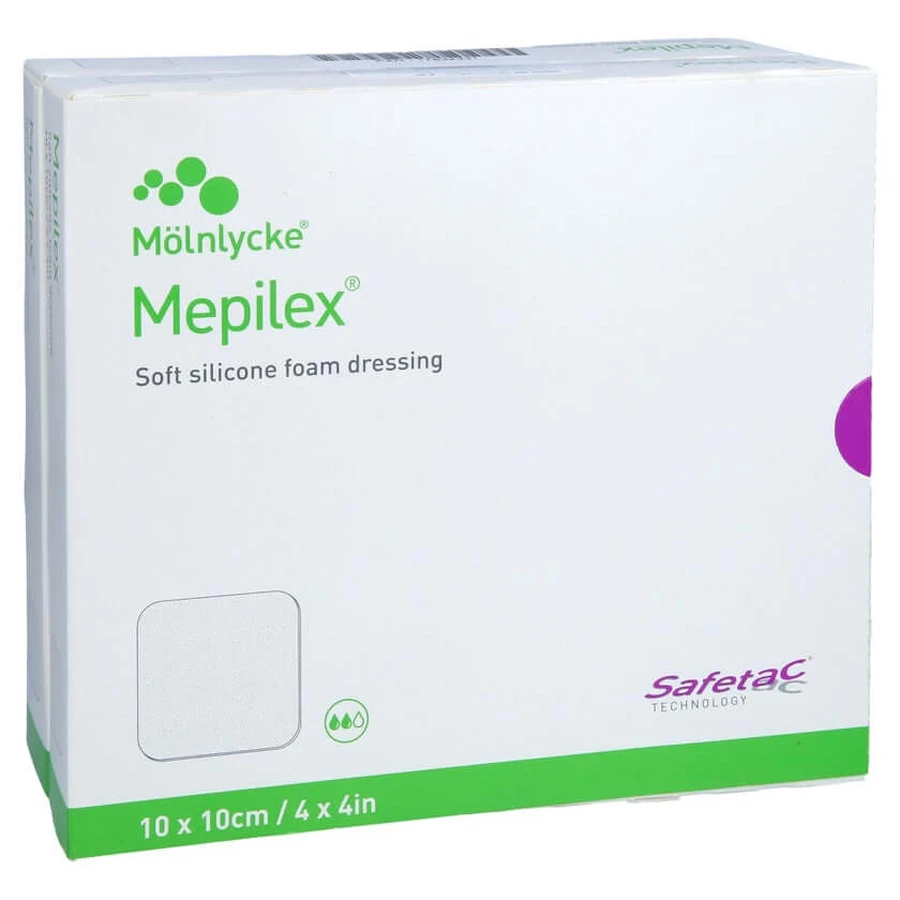 Mepilex 10x10 cm pansement en mousse 10 pcs.
