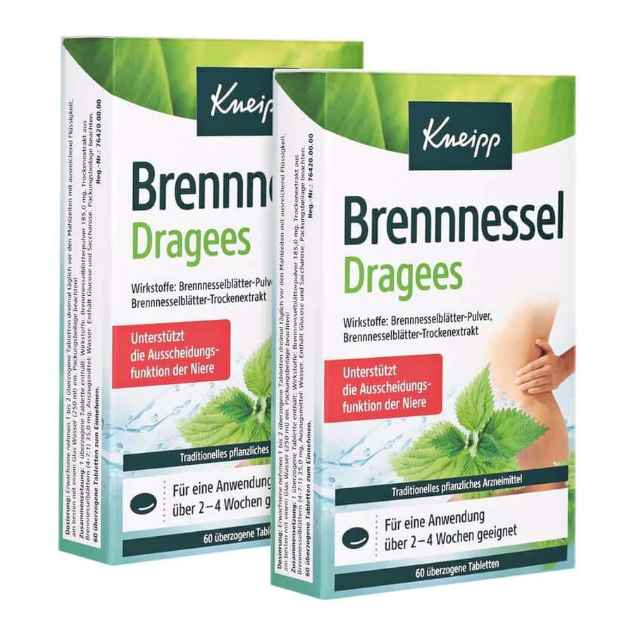 Kneipp Nettle Dragees double pack 2X60 pcs.