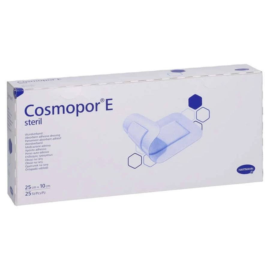 Cosmopor E Medicazione sterile per ferite 10x25 Cm 25 pz.
