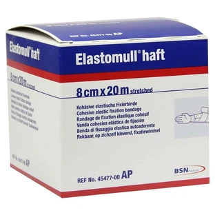 Elastomull kleefstof 8 cmx20 m 45477 Fixatieverband 1 st