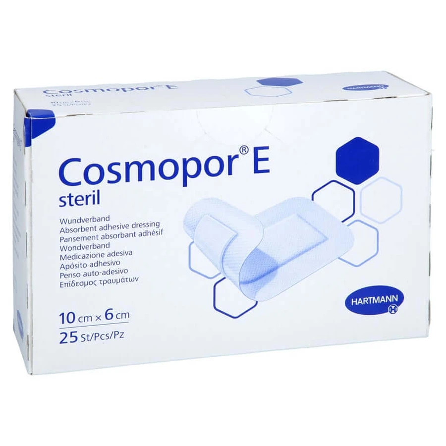 Cosmopor E Sterylny opatrunek na rany 6x10 Cm 25 szt.: ceny i cechy