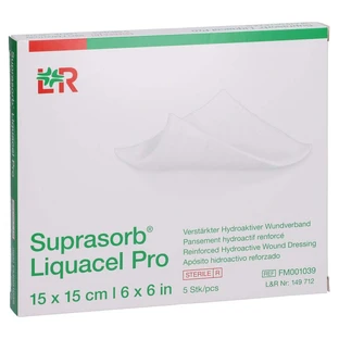 Suprasorb Liquacel Pro 15x15 Cm Kompressen 5 St