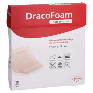Dracofoam Adhesive Sensitive Foam Wound 17 10 pz.