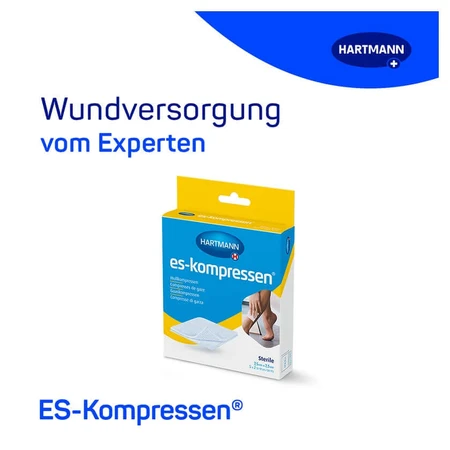 ES-KOMPRESSEN gasas estériles 7,5x7,5 cm 8 capas 17 hilos 5X2 unid.