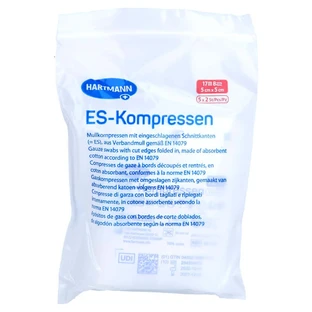 Es-compresas estériles 5x5 cm 8 pliegues 5X2 unid.