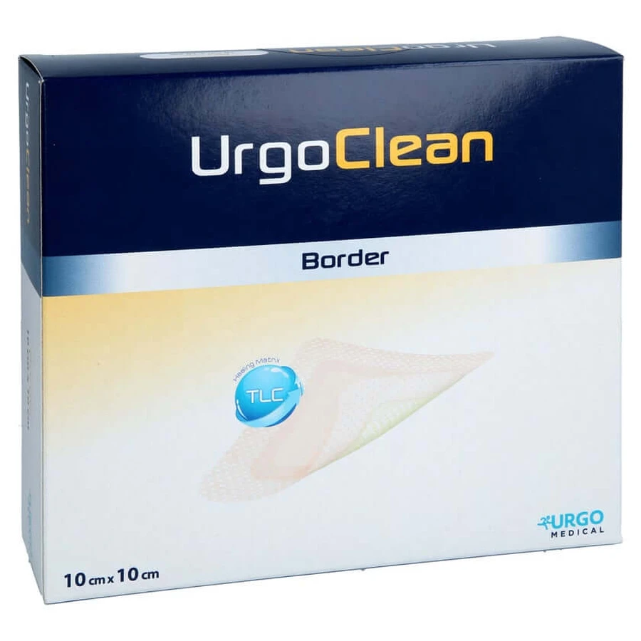 Urgoclean Border 10x10 Cm Wound Dressing 10 pcs.