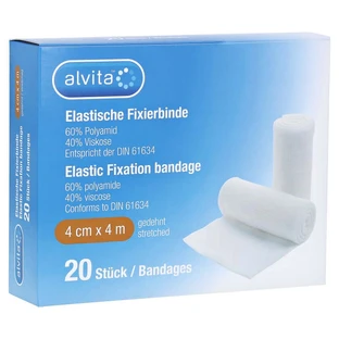 Bande de fixation élastique Alvita 4 cmx4 m 20 pcs.