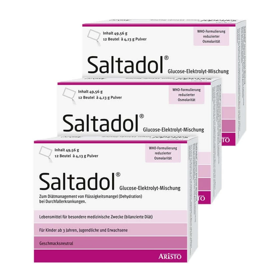 Saltadol Glucose-Electrolyte-Mix Set 2 3X12 pcs.