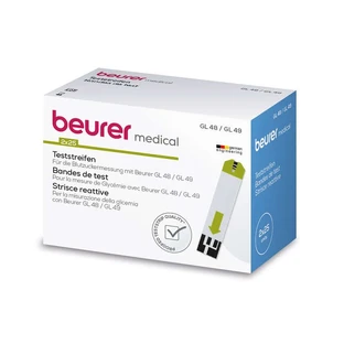 Beurer tiras reactivas de glucosa en sangre GL 48/ GL 49 50 uds.