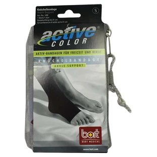 BORT Activecolor enkelbandage S zwart 1 st