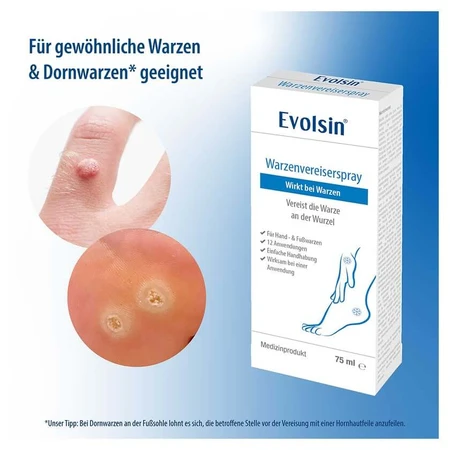 Evolsin wart freezing spray 75 ml