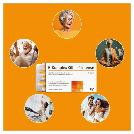B-complex Köhler Intense Capsules 15 Capsules